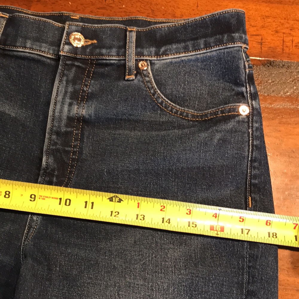 EXPRESS Straight Ankle High Rise Jeans - Picture 9 of 13